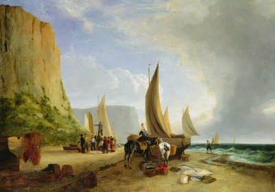 Fishing off Yarmouth by George Vincent